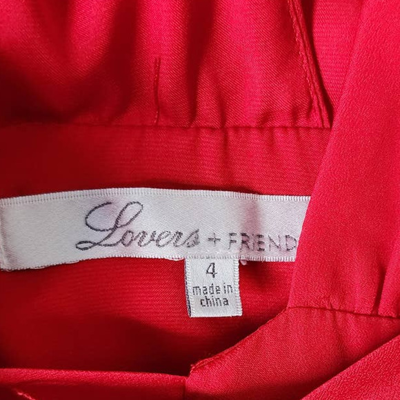 Lovers + Friends Leah Gown in Red Rose - Picture 7 of 10